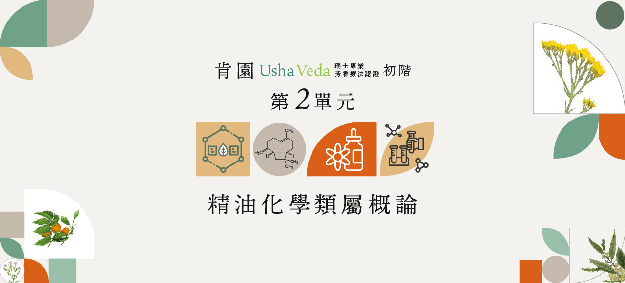 【認證初階】第二單元：精油化學類屬概論